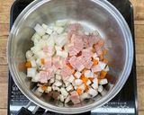 蕪としいたけのミネストローネ作り方3写真
