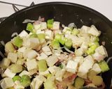 長ネギと豆腐のワンパングラタン作り方4写真
