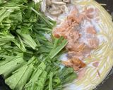【バランス】水菜と鮭のミルクスパゲティ作り方5写真