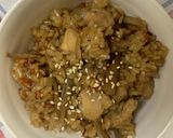 ごま油香る★鶏ごぼうご飯作り方9写真