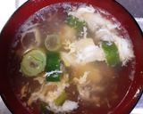 簡単★春雨あおさ入り中華風かきたまスープ作り方3写真