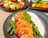 スモークサーモンときゅうりとクリチサラダ作り方4写真