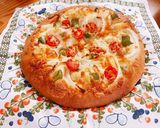 フレッシュ野菜のシンプルピザ♬作り方6写真