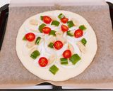 フレッシュ野菜のシンプルピザ♬作り方3写真