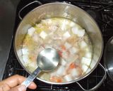 大根と鶏もも肉のスープ♪簡単胃腸に優しい作り方5写真