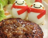 クリスマスに♪ゆで卵で雪だるまサンタ♪作り方19写真