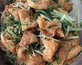 節約!!水菜と薄揚げのおひたし作り方5写真