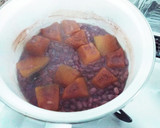 乾いた小豆から作る冬至の あずきかぼちゃ作り方6写真