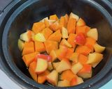 砂糖不使用✨りんごとカボチャの煮物作り方5写真