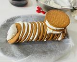 クリスマス　誕生日　切り株ティラミス作り方11写真