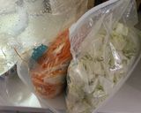 鮭の飯寿司　冷蔵庫　卓上漬物器　野菜多め作り方4写真
