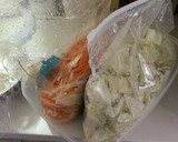 鮭の飯寿司　冷蔵庫　卓上漬物器　野菜多め作り方4写真