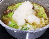 風邪の引き始めに生姜みぞれ鍋(スープ)作り方10写真
