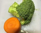 レンチン温野菜サラダ（ディップ風）作り方1写真