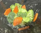 レンチン温野菜サラダ（ディップ風）作り方3写真