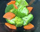 レンチン温野菜サラダ（ディップ風）作り方4写真