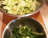 青椒肉絲風鶏ササミときゃべつピーマン炒め作り方2写真