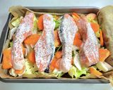 【簡単！】鮭と野菜のオーブン焼き作り方3写真
