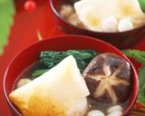 お正月に☆鶏がら入り江戸風雑煮作り方7写真