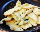 鶏むねガリジン照り焼き丼。作り方3写真