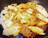 鶏むねガリジン照り焼き丼。作り方5写真
