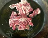 ワサビ菜と豚焼肉のさっぱり塩サラダ作り方5写真