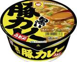 ○ちゃん餅豆もやし油揚げ黒豚カレーうどん作り方1写真