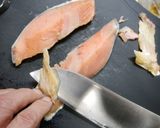 簡単！新巻鮭のフライパン焼き作り方1写真