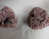 酵素玄米のツナマヨおにぎり鮒ずしの飯入り作り方3写真
