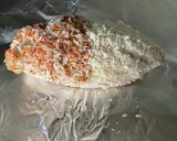 鶏胸肉の香りクリスマスパン粉焼き作り方4写真