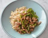 玄米ゼンライスと食べる青椒肉絲丼作り方7写真
