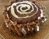 チョコパイdeブッシュドノエル作り方5写真