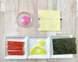 ポリ袋でふりふりおにぎり『サンタさん』作り方6写真