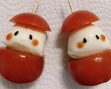 クリスマスにぴったり♡ミニトマトサンタ♡作り方4写真