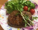 給食レシピdeワンプレート２♡ハンバーグ作り方1写真