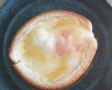 ボリュームupな目玉焼き♪パン耳活用作り方4写真