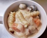 洋風すいとん❀２日目のシチューにマカロニ作り方3写真
