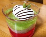 クリスマスゼリー*三層ゼリー*作り方6写真