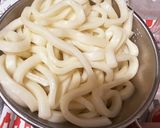 牛乳で簡単★明太クリームうどん作り方1写真