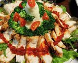 クリスマス風ハリッサローストチキン作り方6写真