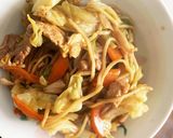 お一人様！市販焼きそばでクリームパスタ風作り方1写真