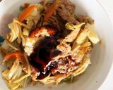 お一人様！市販焼きそばでクリームパスタ風作り方2写真