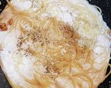 うにといくらの和風クリームパスタ作り方4写真