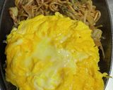 ふわとろオム焼きそば作り方2写真