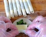 餃子の皮でシソチーズくるくる作り方2写真