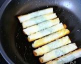 餃子の皮でシソチーズくるくる作り方3写真