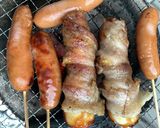 簡単　肉巻きみたらし　時短バーベQ作り方5写真