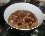 大量大根と豚肉の煮物作り方5写真