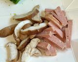 菜の花とランチョンミートの焼きうどん作り方3写真