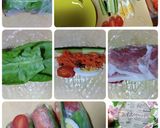 〜Saladサラダ生ハムいり生春巻き〜作り方6写真